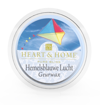 Heart & home geurwax - hemelsblauwe lucht 1st  drogist
