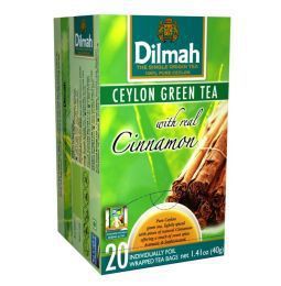 Foto van Dilmah ceylon green tea met kaneel 20st via drogist