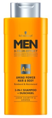 Schwarzkopf shampoo hair & body for men 250ml  drogist