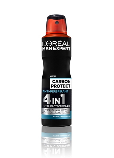 Foto van L'oréal paris men expert deospray carbon ice 150ml via drogist