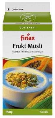 Finax fruit muesli 550g  drogist