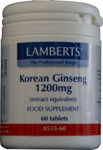 Foto van Lamberts ginseng koreaans 60tab via drogist
