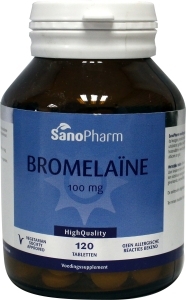 Sanopharm bromelaine 100mg 120tab  drogist