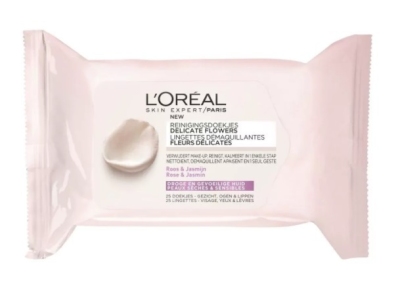 Foto van L'oréal paris skin care reinigingstissues droge/gevoelige huid verp via drogist