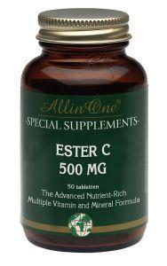 All in one ester c 500 mg 50tb  drogist