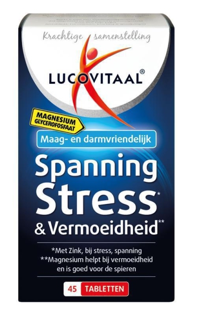 Foto van Lucovitaal spanning stress & vermoeidheid 45tb via drogist