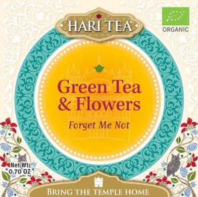 Foto van Hari tea forget me not green tea & flower 10st via drogist