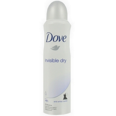 Foto van Dove deospray invisible dry 150ml via drogist