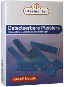 Heltiq detecteerbare pleisters blauw 26st  drogist