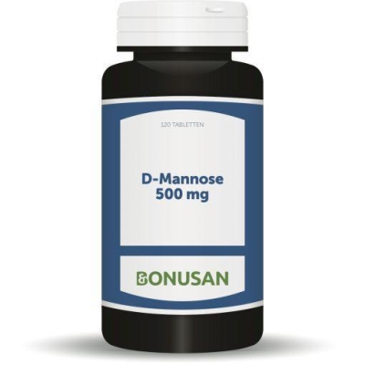 Foto van Bonusan d-mannose 500 mg 120tab via drogist