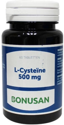 Foto van Bonusan l-cysteine 500 mg 60st via drogist
