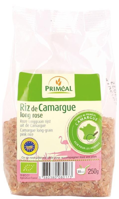 Foto van Primeal rijst roze langgraan camargue 250g via drogist