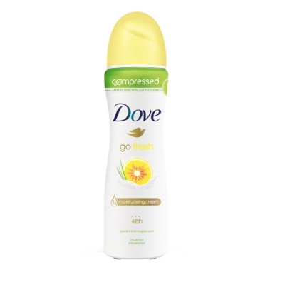 Dove deospray go fresh grapefruit lemongrass 75ml  drogist