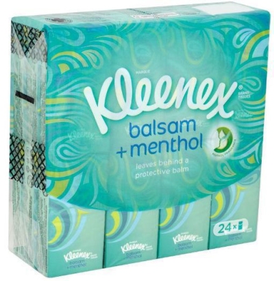 Foto van Kleenex balsam fresh zakdoekje 24x9st via drogist