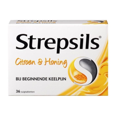 Strepsils citroen & honing 36st  drogist