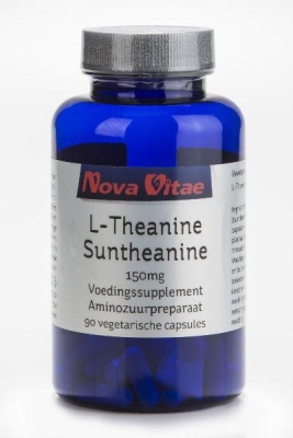 Foto van Nova vitae l-theanine suntheanine 90vcap via drogist