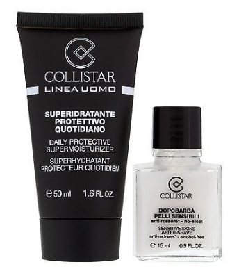 Collistar man daily protective supermoisturizer + aftershave sensitive skin 1 set  drogist