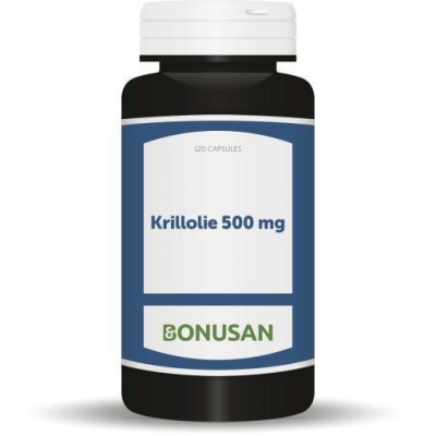 Foto van Bonusan krillolie 500 mg 120cap via drogist