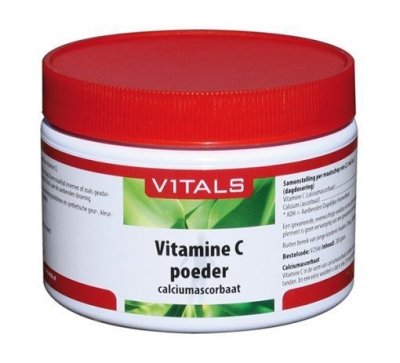 Foto van Vitals vitamine c poeder calciumascorbaat 200g via drogist