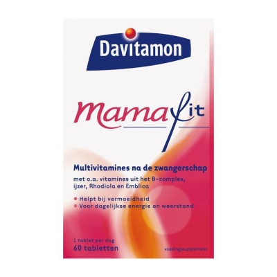 Foto van Davitamon multivitamines mamafit compleet 60tb via drogist