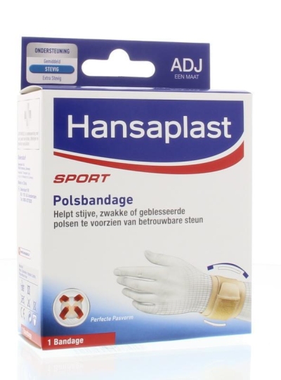 Hansaplast sport polsbandage medium 1st  drogist