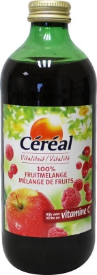 Foto van Cereal 100% fruitmelange vitamine c 6 x 500ml via drogist