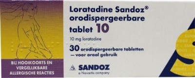 Sandoz loratadine 10 mg orotaat 30tb  drogist