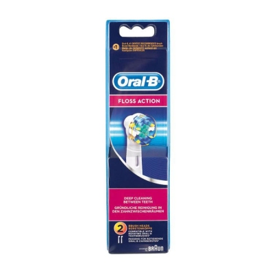 Oral-b opzetborstel eb25 floss action 2st  drogist