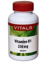 Foto van Vitals vitamine b1 thiamine 250 mg 100cap via drogist