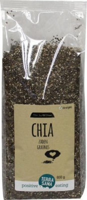 Terrasana raw chia zaad zwart 600g  drogist