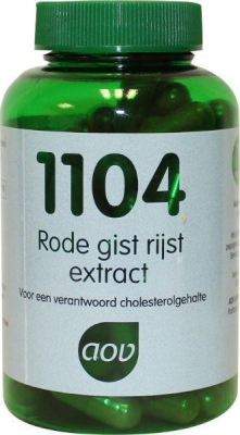 Foto van Aov 1104 rode gist rijst extra 90cap via drogist