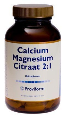Foto van Proviform calcium magnesium citraat 2:1 100tab via drogist