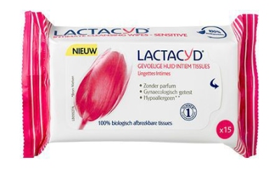 Lactacyd tissues gevoelige huid 15st  drogist