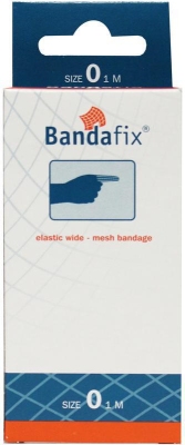 Foto van Bandafix elastisch netverband katoen vinger 1mtr via drogist