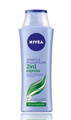 Foto van Nivea shampoo 2in1 care express 250ml via drogist