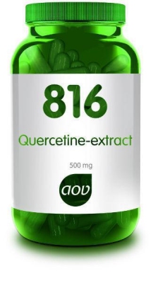 Foto van Aov 816 quercetine extract 500 mg 60vcap via drogist