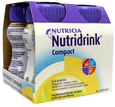 Nutridrink compact vanille 4x125m  drogist