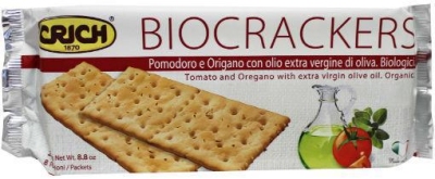 Crich crackers tomaat oregano groen 250g  drogist