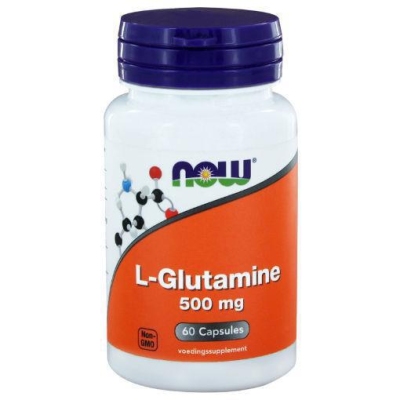 Now l-glutamine 500mg 60cap  drogist
