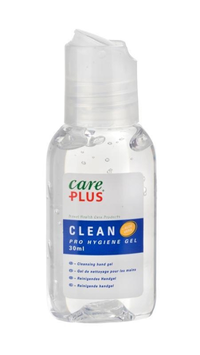 Foto van Care plus clean reinigings handgel 30ml via drogist