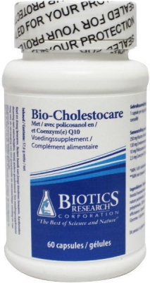 Foto van Biotics bio cholestocare 60cap via drogist