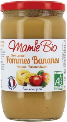 Mamie bio dessert appel-banaan 680g  drogist