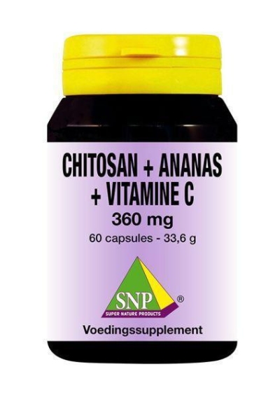 Snp chitosan ananas vitamine c 360 mg 60ca  drogist