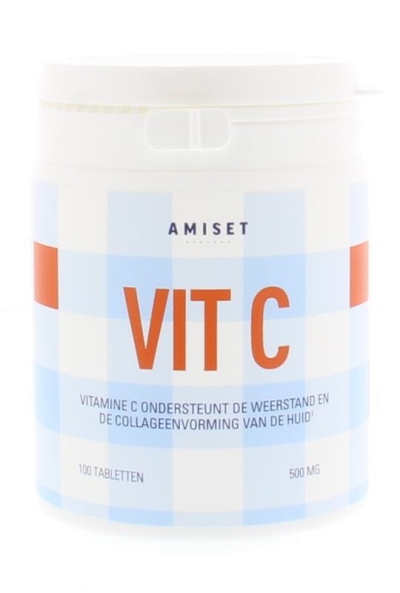 Foto van Amiset vitamine c 100tab via drogist