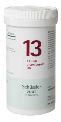 Foto van Pfluger schussler celzout 13 kalium arsenicosum d6 400tab via drogist