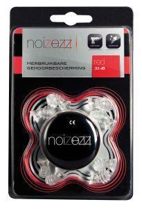 Noizezz gehoorbescherming premium universeel rood extreem set  drogist