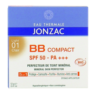 Jonzac bb compact gekleurde dagcreme spf50 licht 01 12g  drogist
