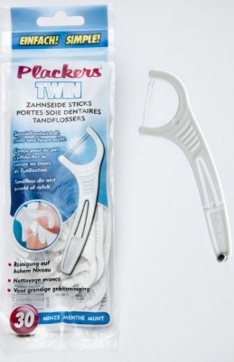 Plackers tandflossers twin 30st  drogist