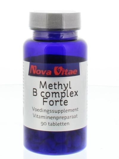 Foto van Nova vitae methyl vitamine b complex 90tb via drogist