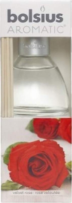 Foto van Bolsius geurstok velvet rose 45 ml via drogist